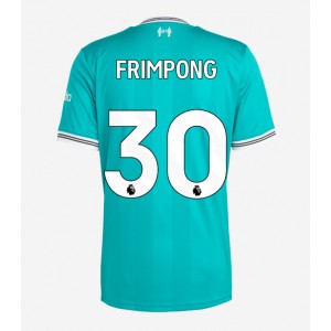 Liverpool Jeremie Frimpong #30 Jalkapallovaatteet Kolmaspaita 2025-26 Lyhythihainen